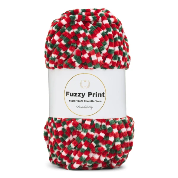 LindeHobby Fuzzy Chenille Print